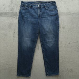 Chico's Jeans Women's 2.5 US-14R High-Rise Girlfriend Slim Leg Ankle 27" Inseam